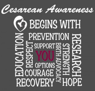 Cesarean Awareness begins with... YOU!